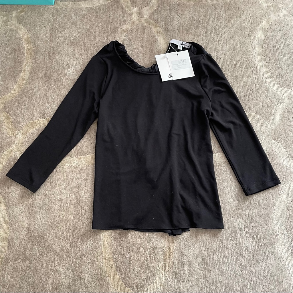 Nwt Chris Gramer Jacalin Silk Back Top